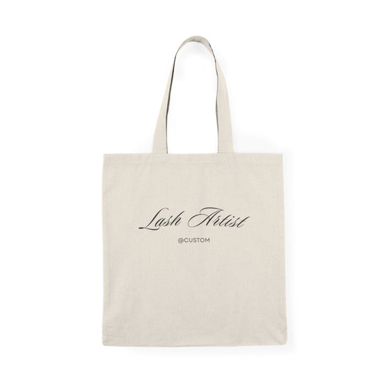 Customizable "Lash Artist" Tote Bag