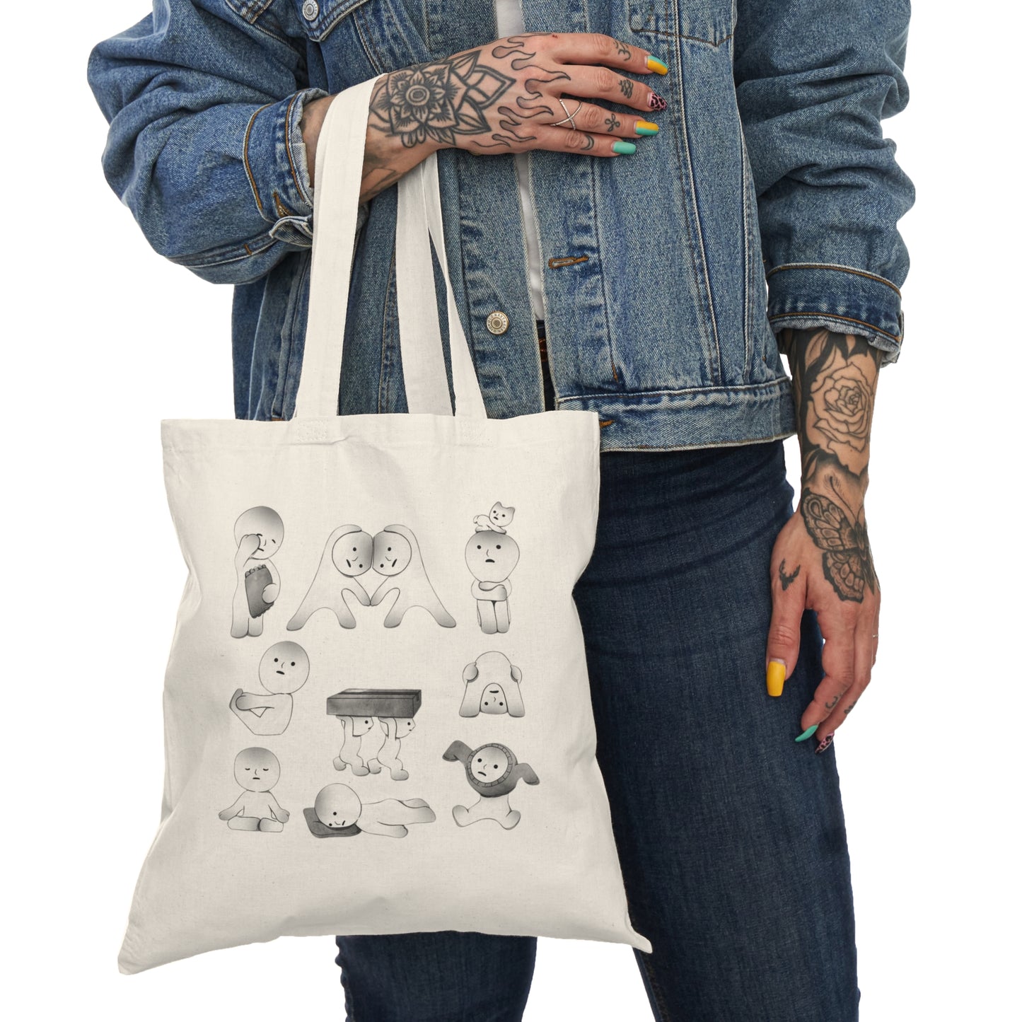 Smiski Tote Bag