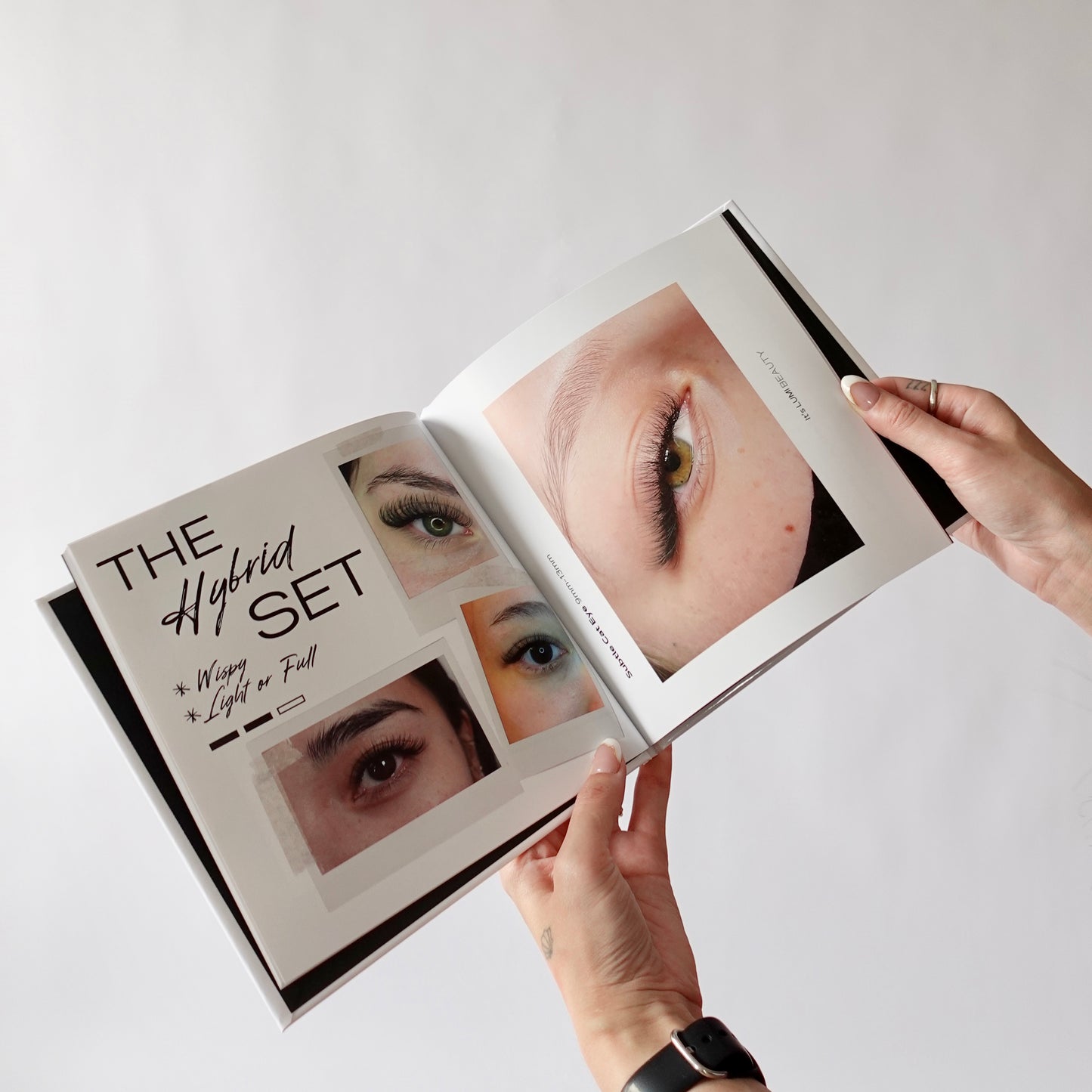 Lash Look Book: Editable Template