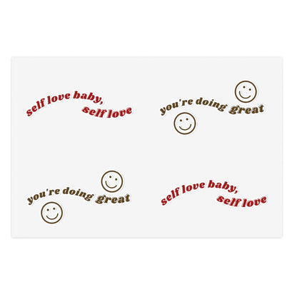 Self love Quotes Sticker Sheet