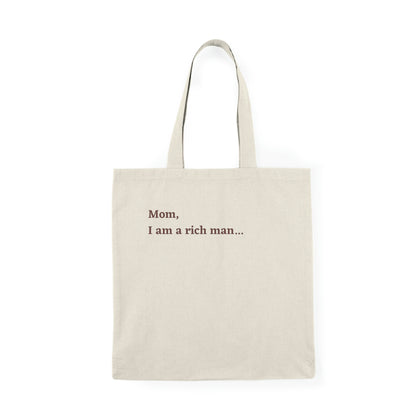 " Mom, I am a rich man... " Lumi Tote Bag